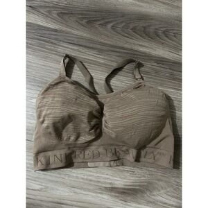Sublime® Hands-Free Pumping & Nursing Bra Size XL Latte